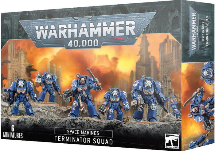 Terminator Squad er blandt de tungest pansrede Space Marines i Warhmamer 40.000