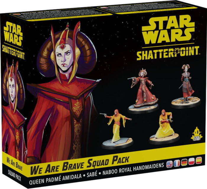 We Are Brave Squad Pack bringer Queen Padme Amidala og hendes følge til figurspillet Star Wars: Shatterpoint