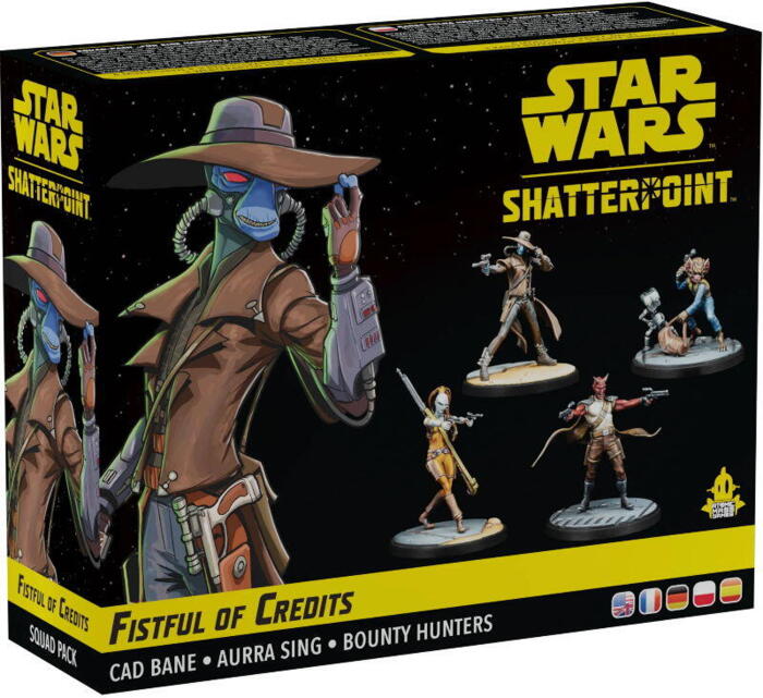 Fistful of Credits Squad Pack bringer Cad Bane til figurspillet Star Wars: Shatterpoint