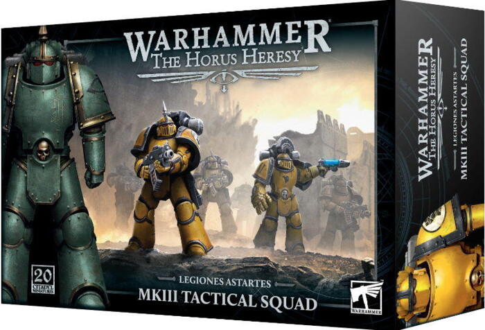 MKIII Tactical Squad indeholder 20 Space Marine Legionnaries til Horus Heresy: The Age of Darkness
