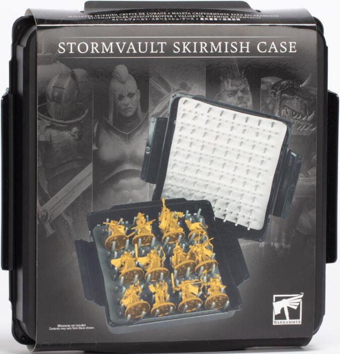 Stormvault Skirmish Case er ideel til at opbevare figurer til skirmish figurspil