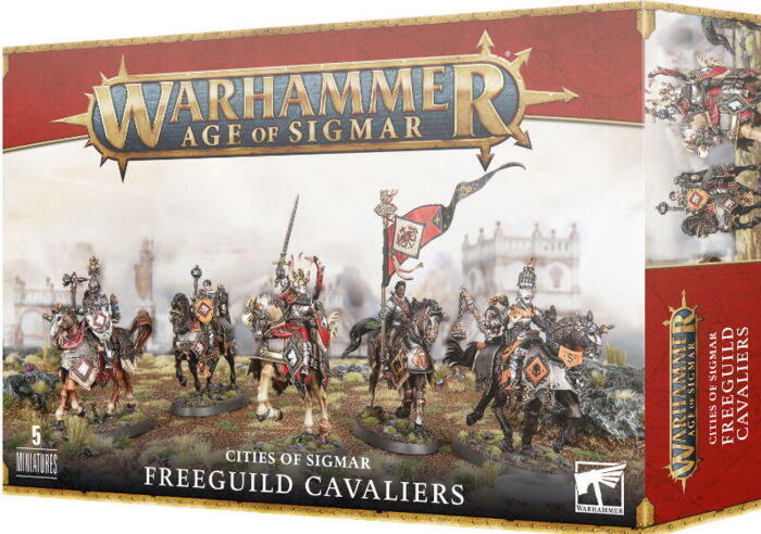 Freeguild Cavaliers er tungt kavaleri til Cities of Sigmar i Warhammer Age of Sigmar