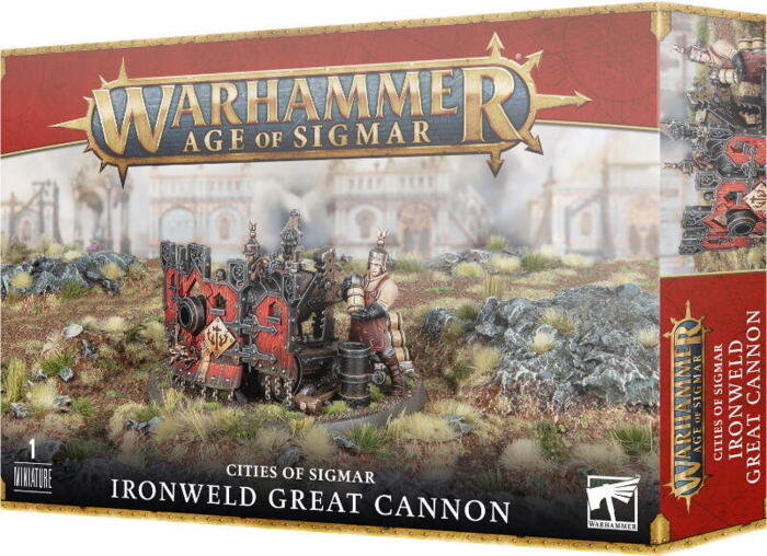Ironweld Great Cannon er Cities of Sigmars artilleri i Warhammer Age of Sigmar