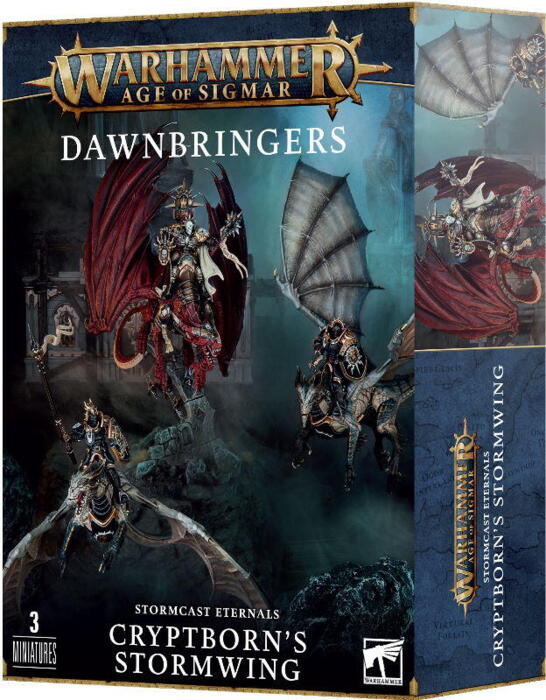 Dawnbringers: Cryptborn's Stormwing giver dig tre drakoniske figurer til en Stormcast Eternals hær