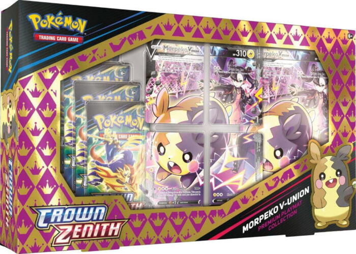 Crown Zenith: Morpeko V-Union indeholder en række kort til Pokémon TCG