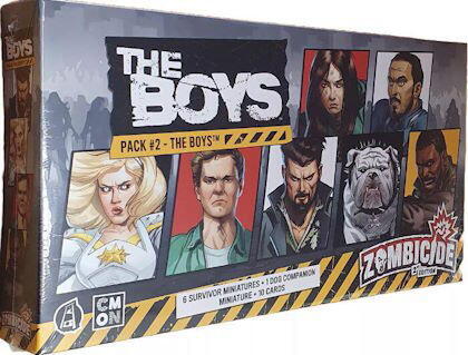 Tilføj The Boys gruppen fra tegneserien, The Boys, til brætspillet, Zombicide. Karaktererne er bl.a. Butcher, Huey, Starlight og Frenchie.