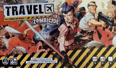 En let og praktisk kasse med Zombicide 2nd edition, som giver dig mulighed for at teste dine evner mod horder af zombier på farten.