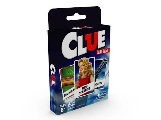 Cluedo vender tilbage som et kortspil i en helt ny format, hvor man skal regne ud, hvem forbryderen er. Hvilket mordvåben blev brugt og hvor fandt det sted?