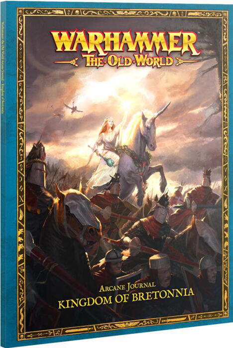 Arcane Journal: Kingdom of Bretonnia indeholder ekstra information og regler til denne hær i Warhammer: the Old World