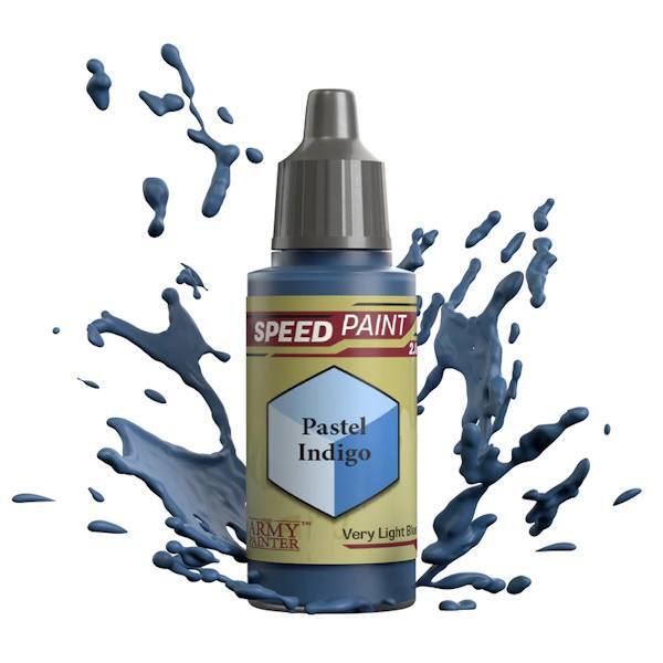 Speedpaint: Pastel Indigo er en meget lys blå kontrast maling fra The Army Painter