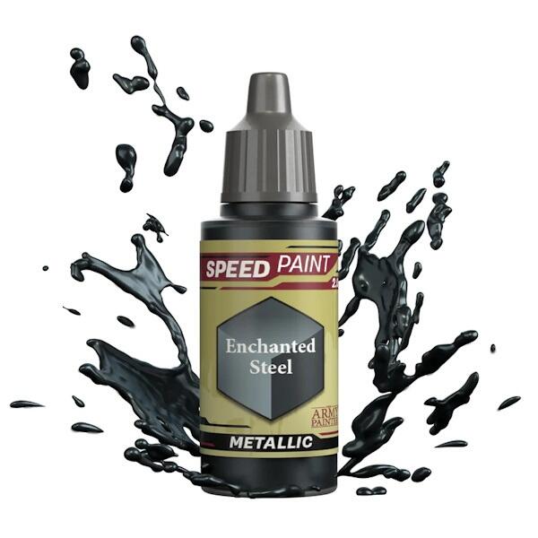 Speedpaint: Enchanted Steel er en metallisk, grå maling fra the Army Painter