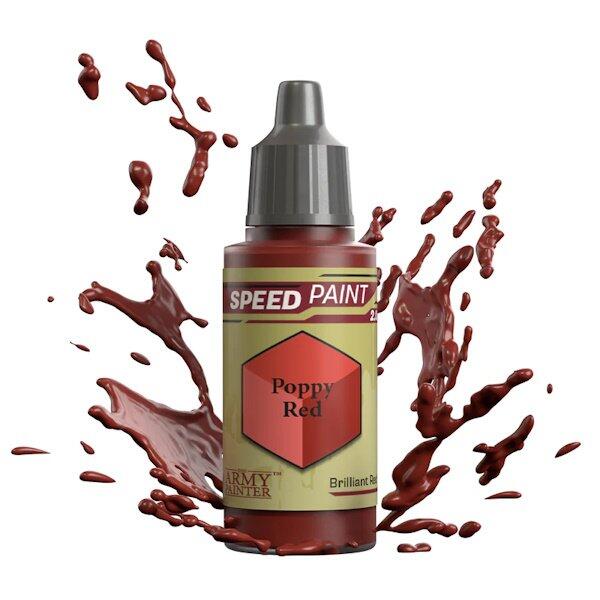 Speedpaint: Poppy Red er en lysende rød farve fra the Army Painter