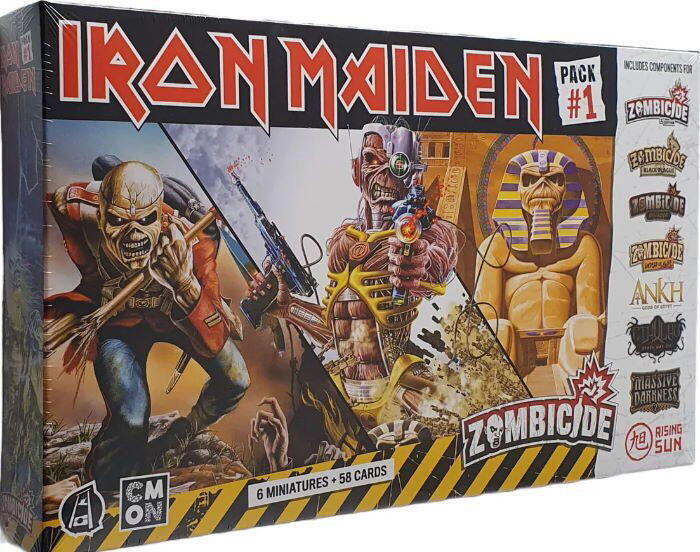 Zombicide Iron Maiden Pack 1 indeholder 6 miniaturer af den berømte maskot, Eddie, fra metal bandet Iron Maiden.