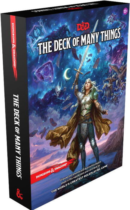 Dungeons & Dragons: The Deck of Many Things giver nye kort til dit D&D: rollespil, og bogen forklarer hvad de forskellige, flotte illustrationer skal forestille.