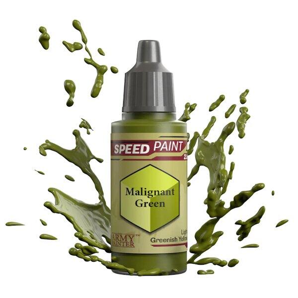 Speedpaint: Malignant Green er en lys grønlig gul maling fra the Army Painter