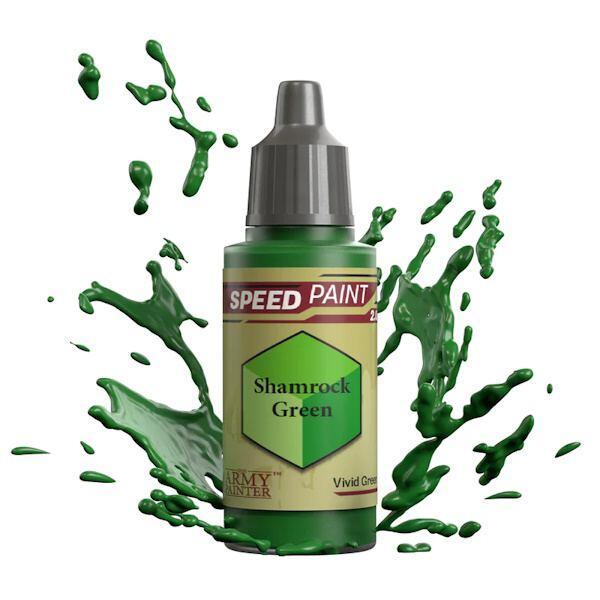 Speedpaint: Shamrock Green er en lysende gullig grøn maling fra the Army Painter