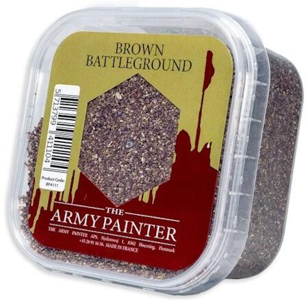 Battlefield Basing: Brown Battleground fra the Army Painter giver din base tekstur og farve