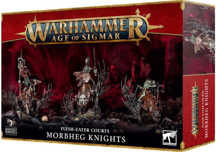 Morbheg Knights er makabre kavalerer fra Flesh-eater Courts i figurspillet Warhammer Age of Sigmar