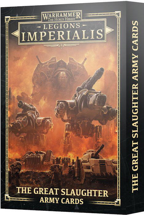 The Great Slaughter Army Cards gør det nemmere at bruge udvidelsen af samme navn, når du spiller figurspillet Legions Imperialis