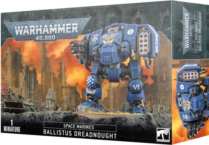 Ballistus Dreadnought udkom først til Warhammer 40.000 i Leviathan boxen