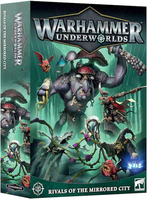 Rivals of the Mirrored City indeholder fire warbands til figurspillet Warhammer Underworlds