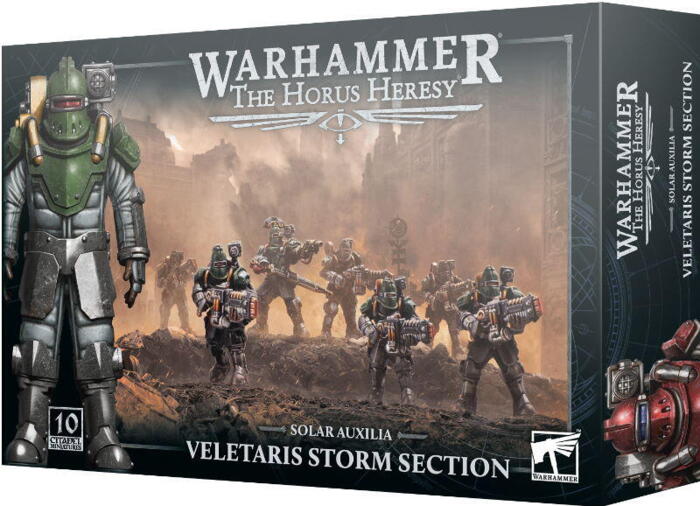 Veletaris Storm Section er elite Solar Auxilia tropper til figurspillet the Horus Heresy
