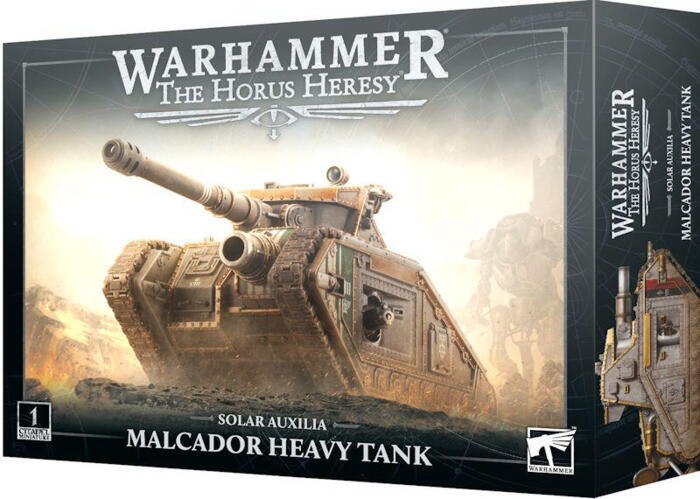 Malcador Heavy Tank er en massiv tank til Solar Auxilia-styrker i figurspillet Horus Heresy