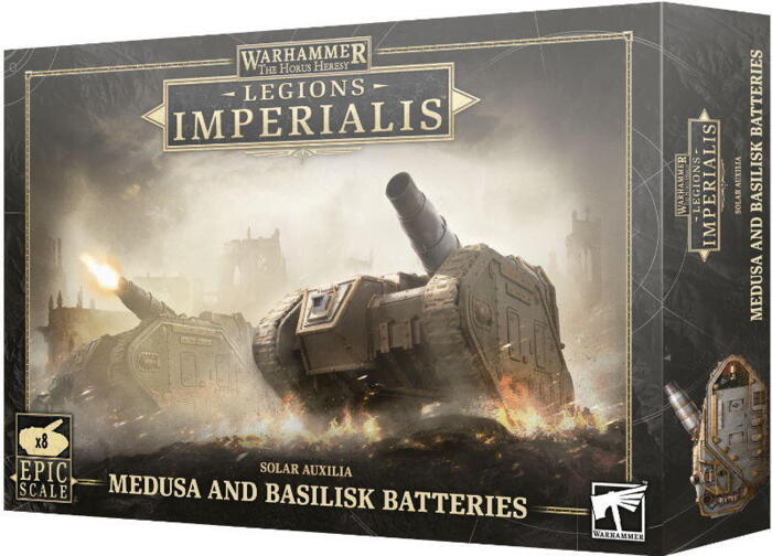 Medusa and Basilisk Batteries er store tanks i episk skala til Legions Imperialis
