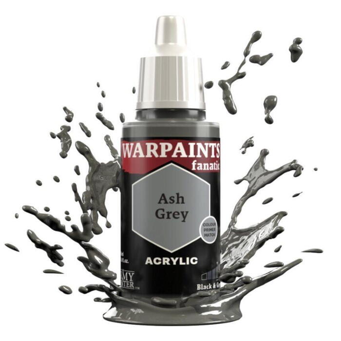 Warpaints Fanatic: Ash Grey fra the Army Painter er en figurmaling til eksempelvis Warhammer
