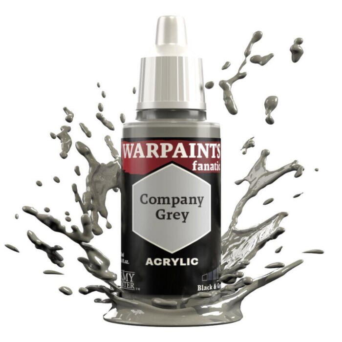 Warpaints Fanatic: Company Grey fra the Army Painter er en lysegrå figurmaling