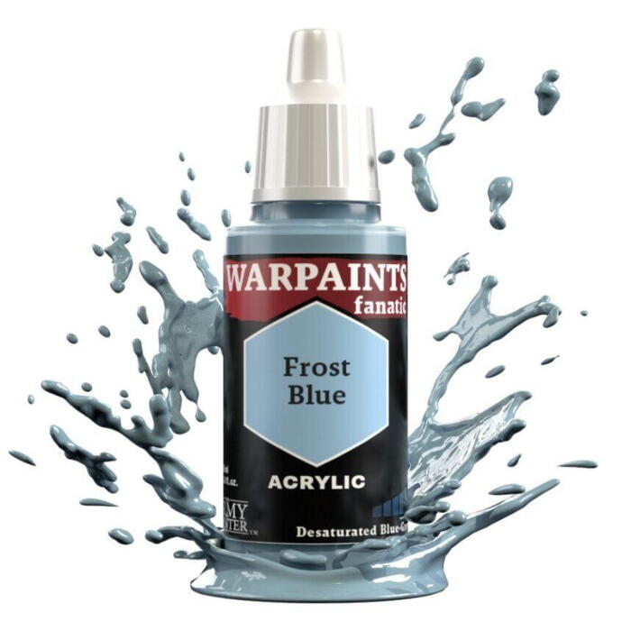 Warpaints Fanatic: Frost Blue er en lys grå figurmaling fra danske the Army Painter