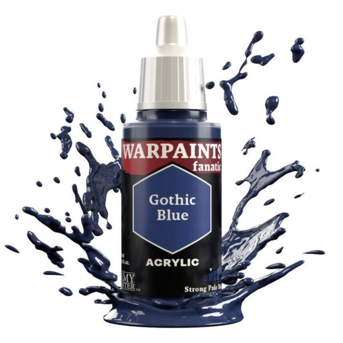 Warpaints Fanatic: Gothic Blue er en figurmaling fra the Army Painter til f.eks. Warhammer 40.000