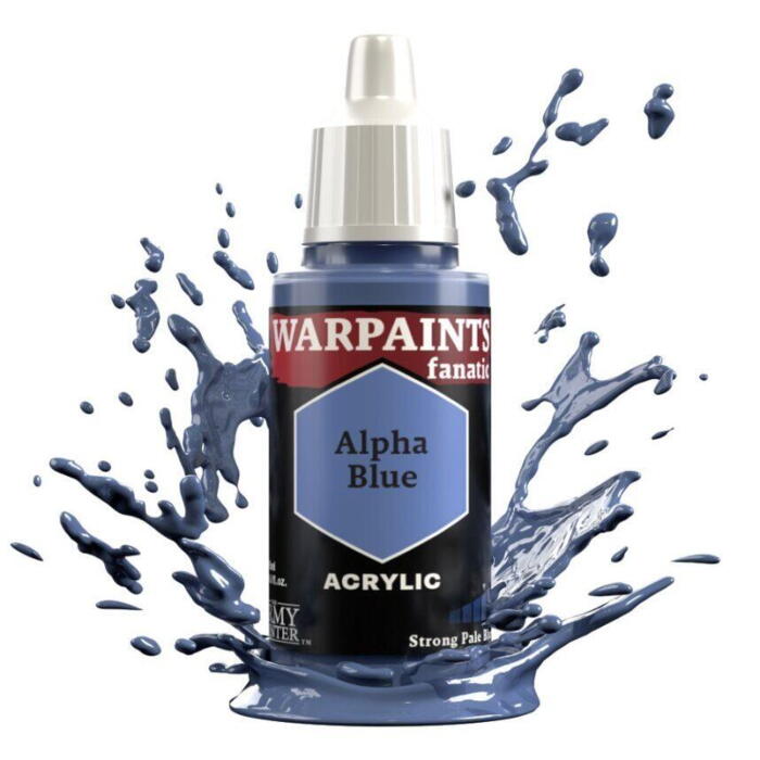Warpaints Fanatic: Alpha Blue er en blå figurmaling fra the Army Painter til f.eks. Star Wars: Shatterpoint