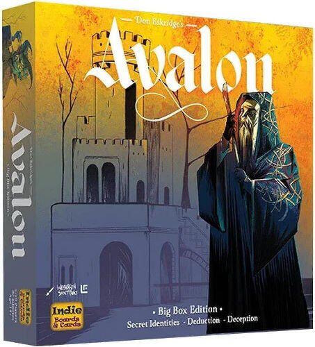 Avalon Big Box er en remastered udgave af The Resistance: Avalon med en enorm mængde ekstra indhold, der giver næsten ubegrænsede spilmuligheder.