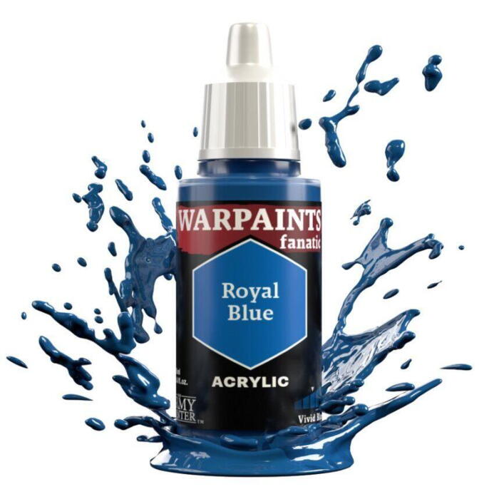 Warpaints Fanatic: Royal Blue fra the Army Painter er en blå figurmaling til figurspil og hobbymodeller