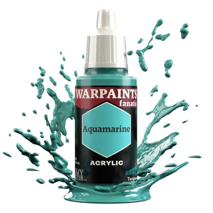 Warpaints Fanatic: Aquamarine fra the Army Painter er en figurmaling til for eksempel rollespilsfigurer
