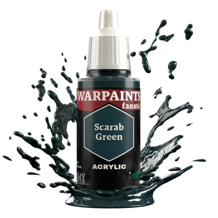 Warpaints Fanatic: Scarab Green er en figurmaling fra the Army Painter til for eksempel Warhammer