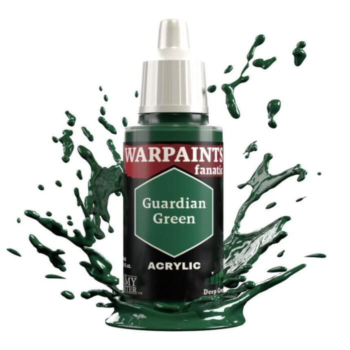 Warpaints Fanatic: Guardian Green fra the Army Painter er en grøn figur maling, perfekt til f.eks Star Wars: Legions