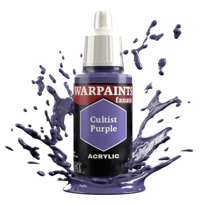 Warpaints Fanatic: Cultist Purple fra the Army Painter er en figurmaling til f.eks. Genestealer Cults i Warhammer 40.000