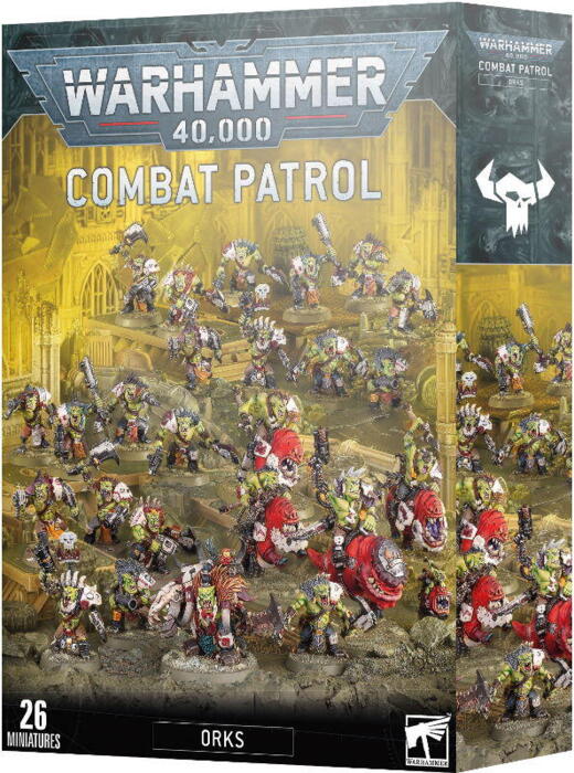Combat Patrol: Orks indeholder en starterstyrke til denne Warhammer 40.000 fraktion