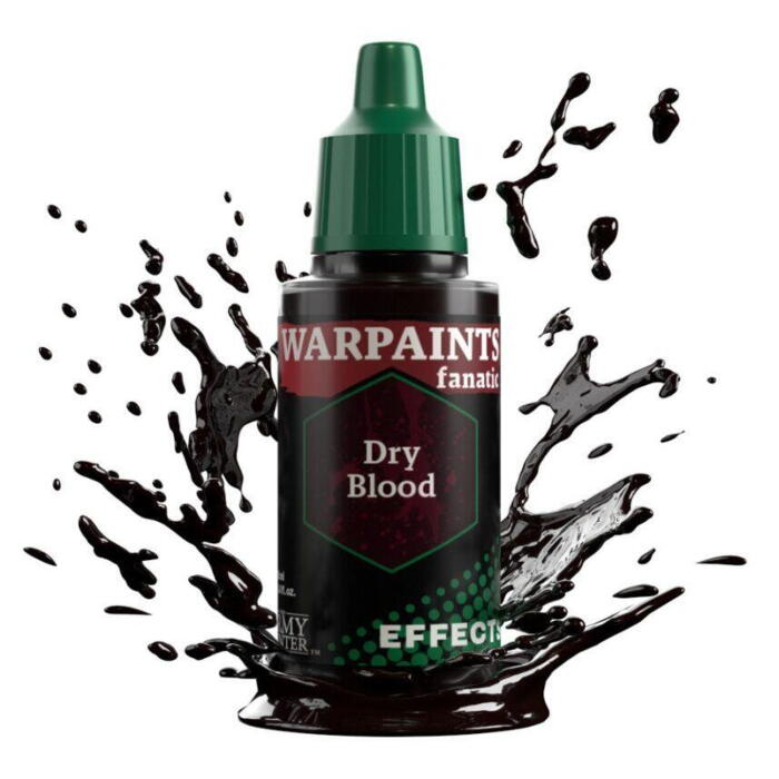 Warpaints Fanatic Effects: Dry Blood fra the Army Painter er en effekt maling til rollespilsfigurer og figurspil som Zombicide og Warhammer 40.000