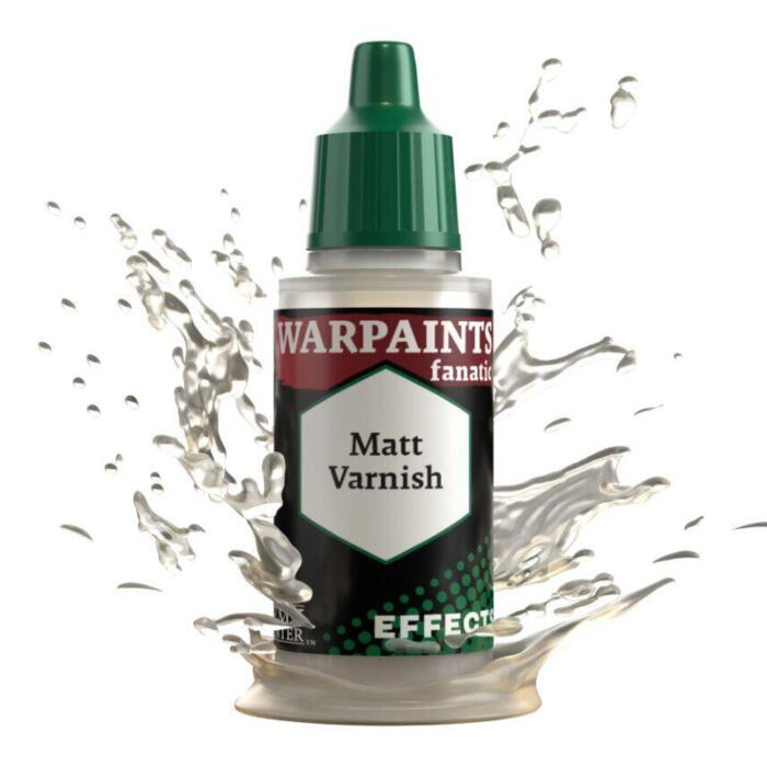 Warpaints Fanatic Effects: Matt Varnish fra the Army Painter er en matt lak til at beskytte figurer