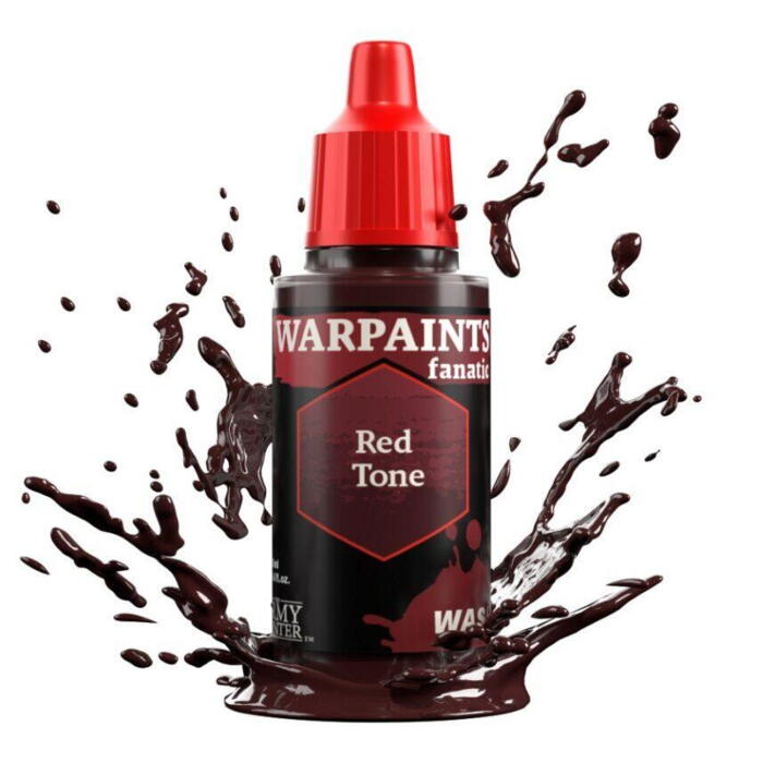 Warpaints Fanatic Wash: Red Tone fra the Army Painter til f.eks. rollespilsfigurer og figurspil som Zombicide