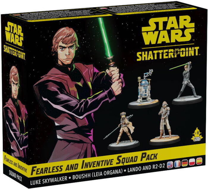 Fearless and Inventive Squad Pack udvider figurspillet Star Wars: Shatterpoint med bl.a. Luke Skywalker