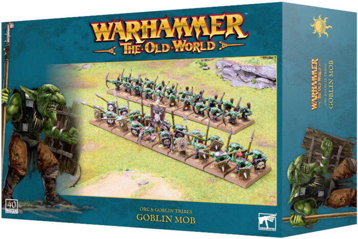 Goblin Mob indeholder hele 40 plastik gobliner til Warhammer: the Old World