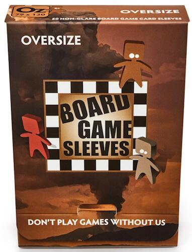 Board Games Sleeves - Non-Glare - Oversize, 120 x 79 mm er kortlommer til forskellige brætspil
