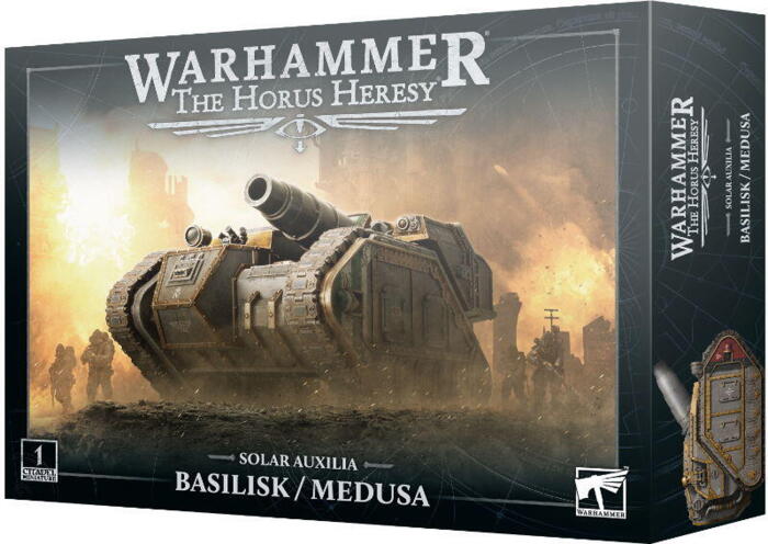 Basilisk/Medusa er artelleri-tanks til Solar Auxilia i Warhammer: The Horus Heresy