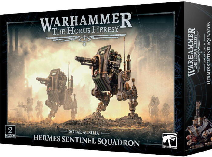 Hermes Sentinel Squadron er en combat walker til Solar Auxilia i figurspillet the Horus Heresy