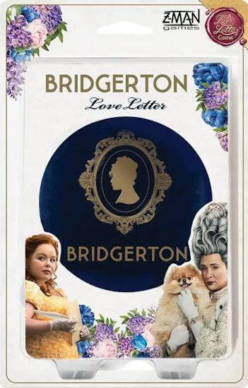 I Love Letter: Bridgerton, der deler gameplayet med Love Letter, kæmper spillere om at eliminere hinanden eller få det højeste kort, mens de integrerer Bridgerton-temaet, inklusive karakterer som dronning Charlotte og temaet om at afsløre Lady Whistledowns identitet.