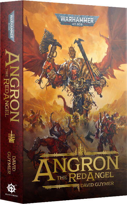 Black Library Warhammer 40K Angron - The Red Angel bog med regler for figuren